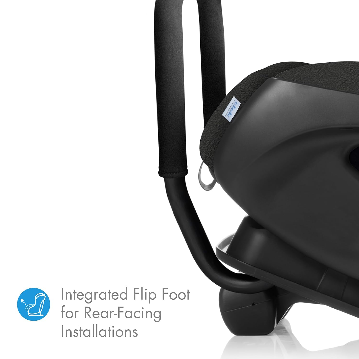 Clek Fllo Convertible Car Seat, Mammoth Ziip (Flame Retardant Free)