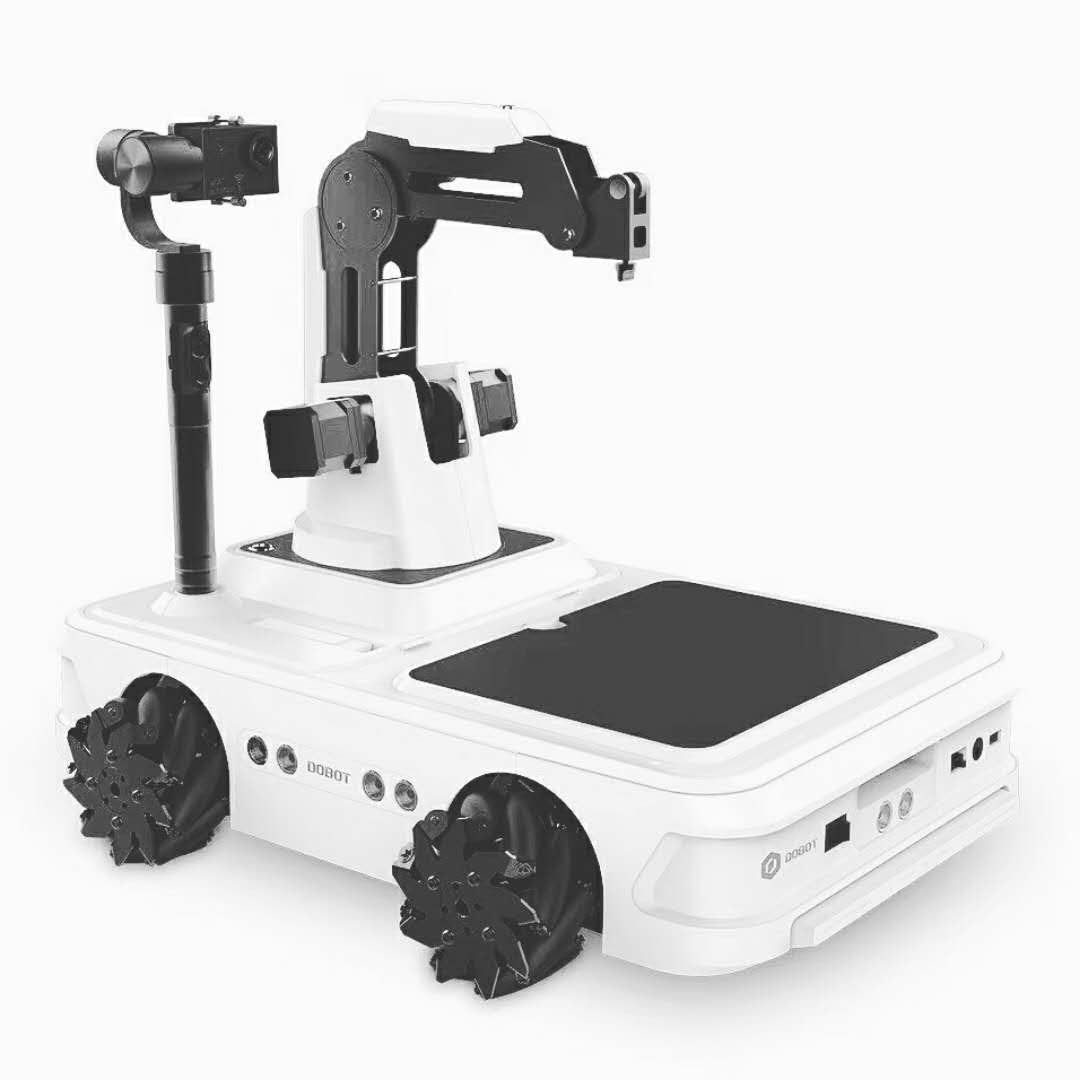 DOBOT Magician Educational Programming Robot, 4-axis Robot Arm with 3D Printer, Pen Holder, Suction Cap, Gripper Heads for K12 or STEAM Education - Basic Version