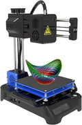 DIY 3D Printer Kit Mini 3D Printer 4x4x4in Upgraded Print Volume Kids Extruder Technology, High Power Powerful Computing New Structure 3D Printer High Speed Printing,Black