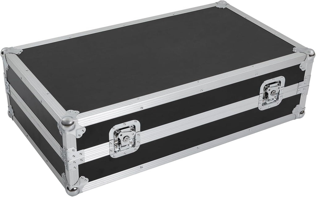 14U PA DJ Rack with Large Table Top & Wheels – Heavy Duty Rolling Studio Rack Cabinet for DJ Equipment, Network & Stereo Gear - 660 Lbs