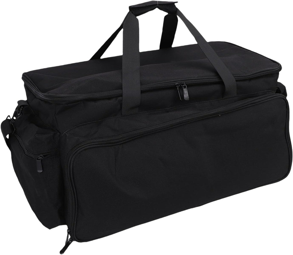 FOSA DJ Cable Bag, Large Capacity Multiple Pockets DJ Gig Bag with 6 Detachable Dividers, for Music Gear Accessories Equipment Mixer Turntable