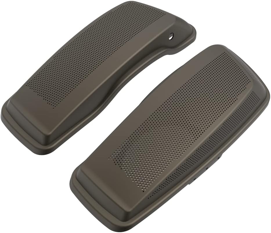 Advanblack Saddlebag Dual 6x9 Speaker lids, Audio Covers Fit for H-D Touring, Road Glide, Street Glide Special, Road King, 2014 2015 2016 2017 2018 2019 2020 2021 2022 2023