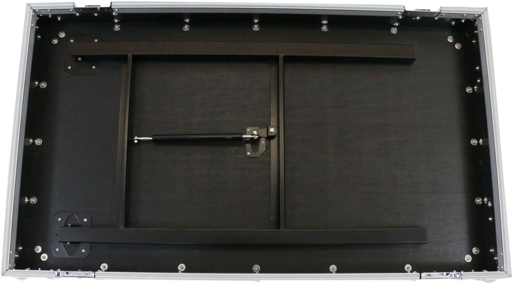 OSP Cases | ATA Road Case | 20-Space Amp Rack | 20' Deep | Standing Lid Table | RC20U-20SL