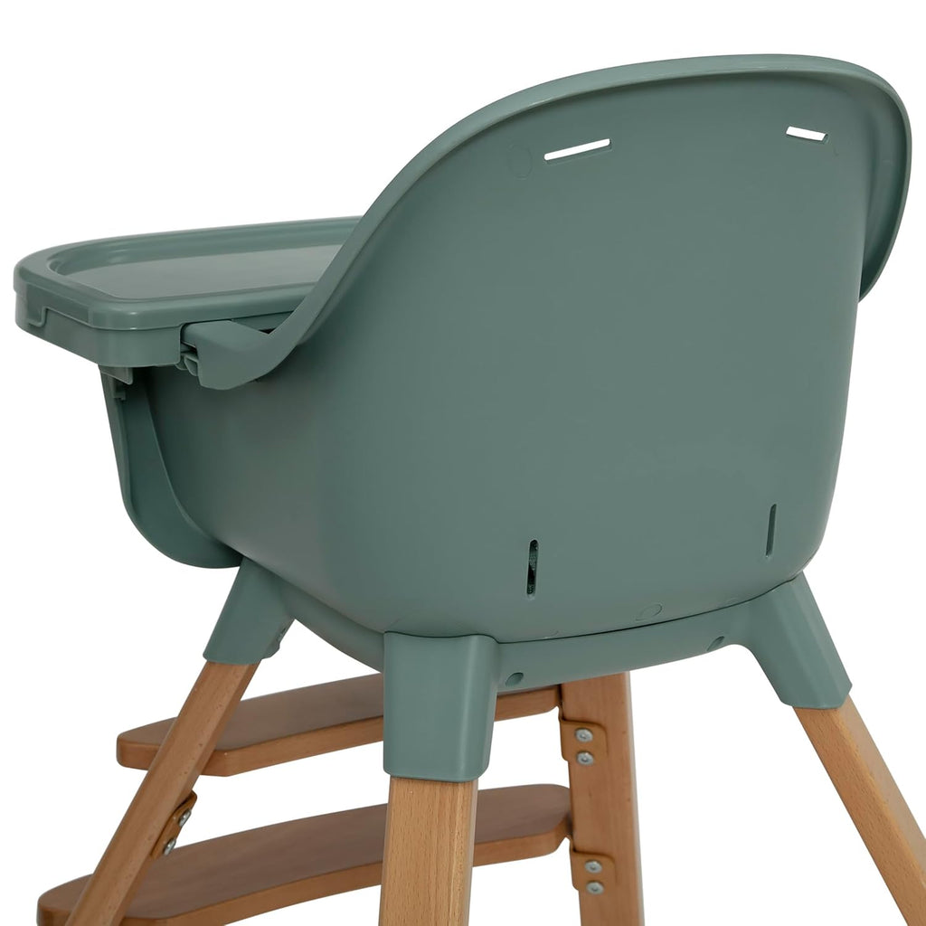Delta Children - babyGap Otto 3-in-1 High Chair - High Chair Converts to Toddler Dinning Chair and Booster Seat - Dishwasher Safe Meal Tray - FSC-Certified Wood, Sage Green