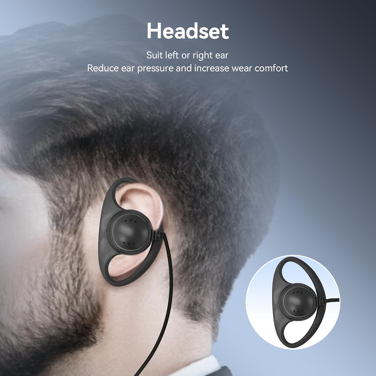 Retekess T130U (4th Generation T130) Wireless Tour Guide System, 200 m, 40H, HiFi U-Band Digital Sound Quality, Tour Guide Headset for Church, School (1 Transmitter and 5 receivers)