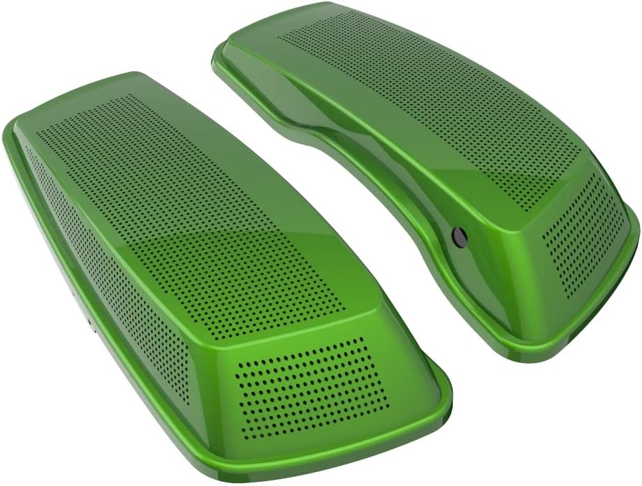 Advanblack Saddlebag Dual 6x9 Speaker lids, Audio Covers Fit for H-D Touring, Road Glide, Street Glide Special, Road King, 2014 2015 2016 2017 2018 2019 2020 2021 2022 2023