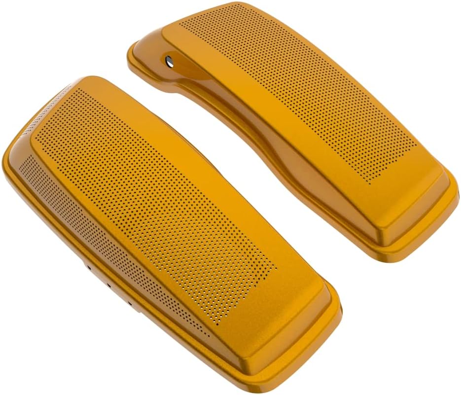 Advanblack Saddlebag Dual 6x9 Speaker lids, Audio Covers Fit for H-D Touring, Road Glide, Street Glide Special, Road King, 2014 2015 2016 2017 2018 2019 2020 2021 2022 2023