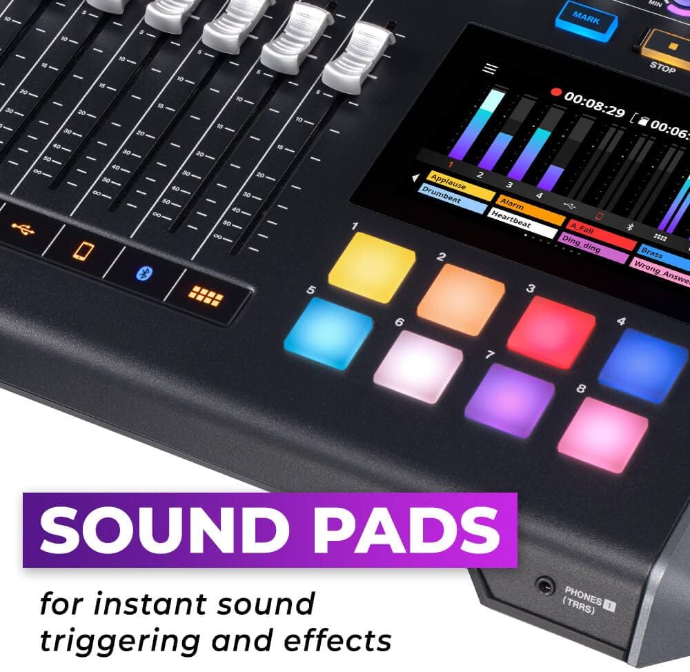 Tascam Podcast/ Streamer Bundle with TM-70 Dynamic Microphone and TH-05 Studio Headphones, (MIXCAST4B1)