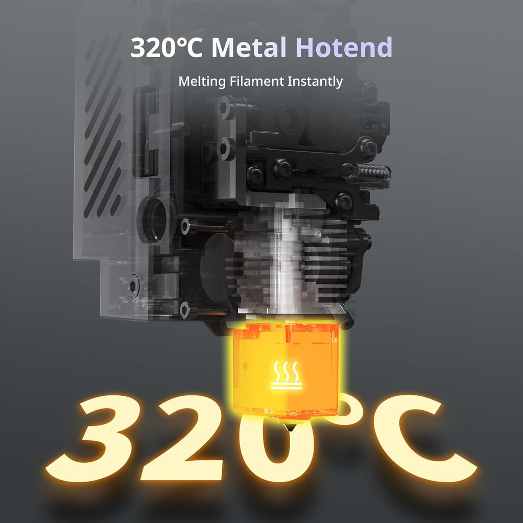 Anycubic Kobra S1 3D Printer Only, 600mm/s High Speed Printing and Full Auto Leveling, Free-Clogging Extruder with 320℃ Hotend, Mental CoreXY Strucuture Built-in Camera, 44dB Low Noise 250*250*250mm