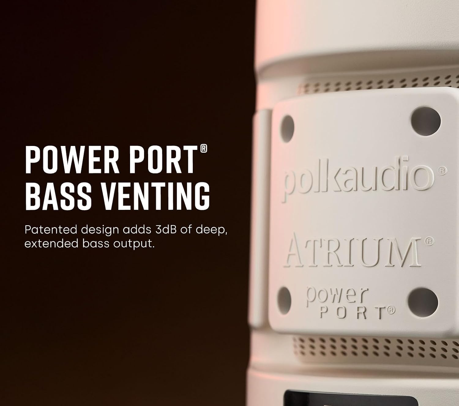 Polk Audio Atrium 8 Outdoor Speaker with Powerful Bass (Each, Black), All-Weather Durability, Broad Sound Coverage, Speed-Lock Mounting System