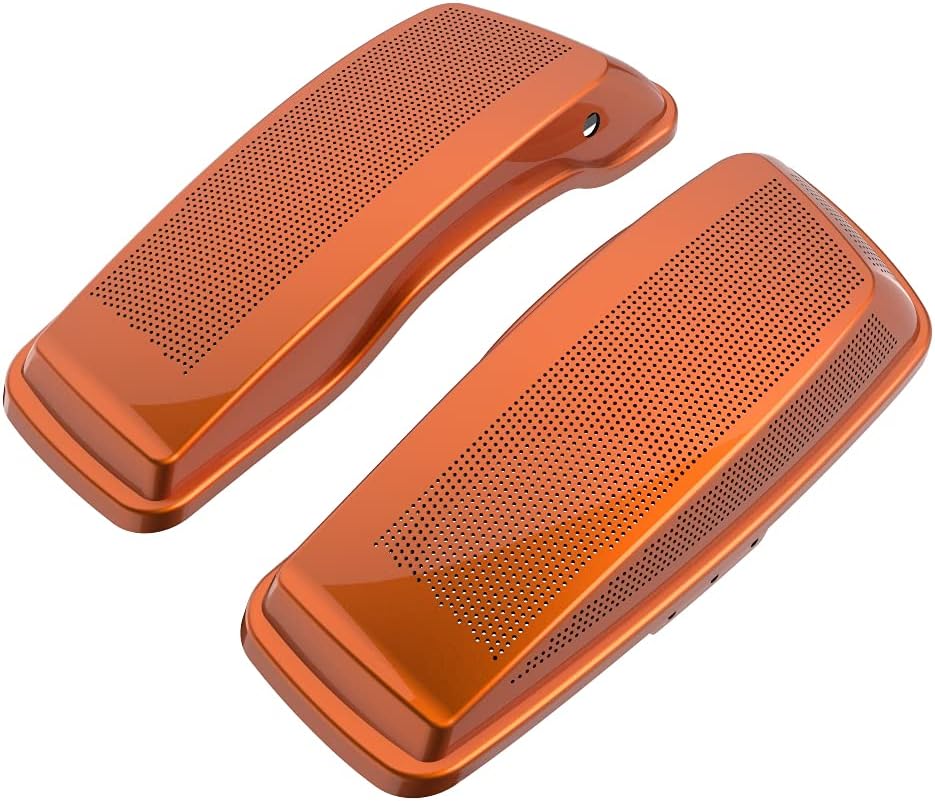 Advanblack Saddlebag Dual 6x9 Speaker lids, Audio Covers Fit for H-D Touring, Road Glide, Street Glide Special, Road King, 2014 2015 2016 2017 2018 2019 2020 2021 2022 2023