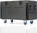 Cable Trunk Road Case with Wheels 44' x 22' x 24' Professional Stackable Heavy Duty ATA Rolling Road Case for DJ Equipment Storage Transport Touring with Casters