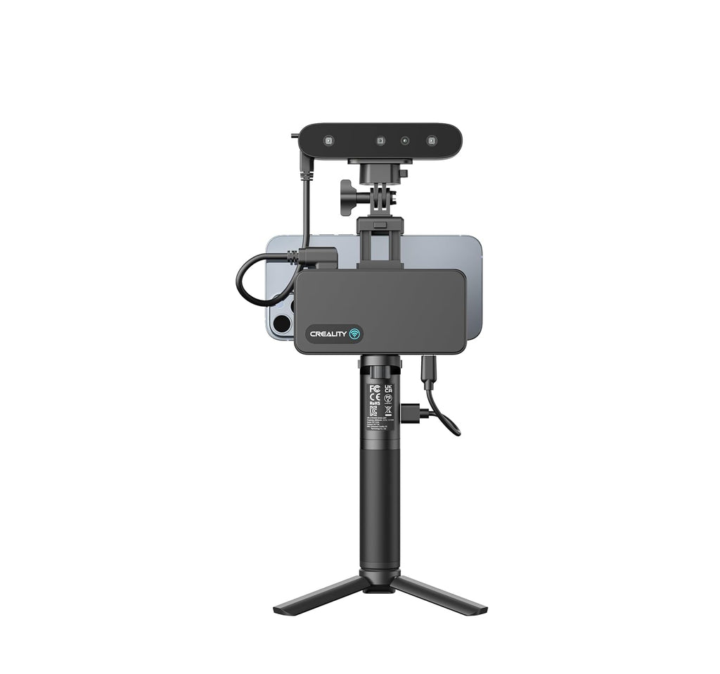 Creality CR-Scan Ferret Pro 3D Scanner for 3D Printing, Upgrade Wireless Handheld 3D Scanner with WiFi 6 Bridge, Anti-Shake Tracking, 30FPS Fast Full Color Scan, 0.1mm Accuracy for 3D Printer