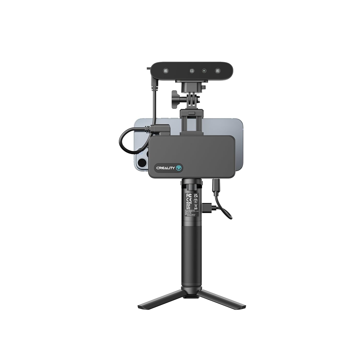 Creality CR-Scan Ferret Pro 3D Scanner for 3D Printing, Upgrade Wireless Handheld 3D Scanner with WiFi 6 Bridge, Anti-Shake Tracking, 30FPS Fast Full Color Scan, 0.1mm Accuracy for 3D Printer