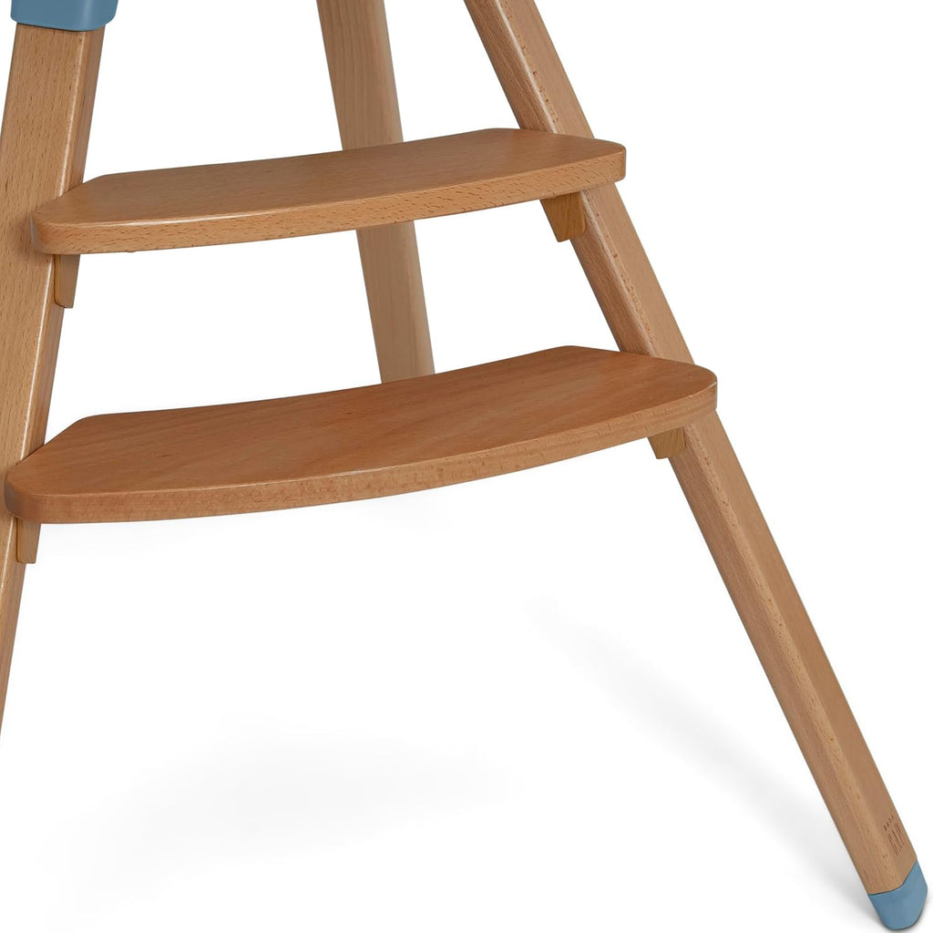 Delta Children - babyGap Otto 3-in-1 High Chair - High Chair Converts to Toddler Dinning Chair and Booster Seat - Dishwasher Safe Meal Tray - FSC-Certified Wood, Blue
