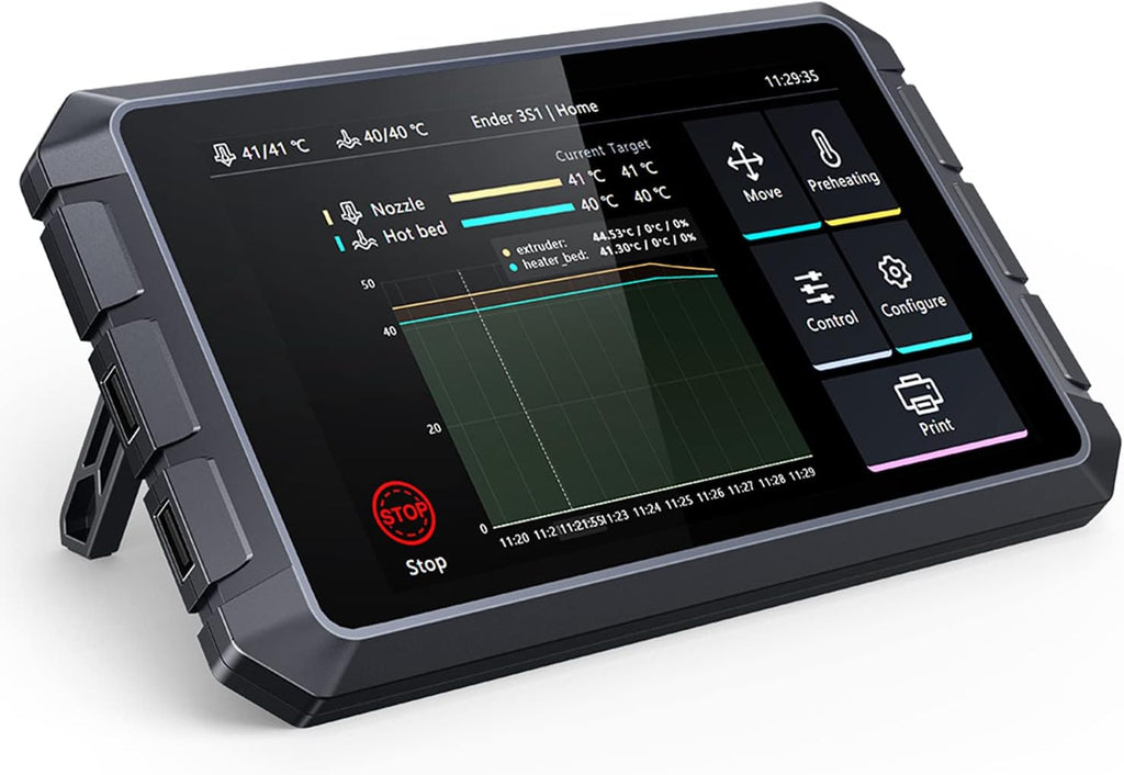 Creality Sonic Pad 7 Inch Touchscreen, Powered by Klipper Firmware for Increased 3D Printing Speed and Smart Control Perfect for Ender 3 V3 SE, Ender 3 Pro, Ender 3 V2, Ender 3 S1 Series 3D Printers