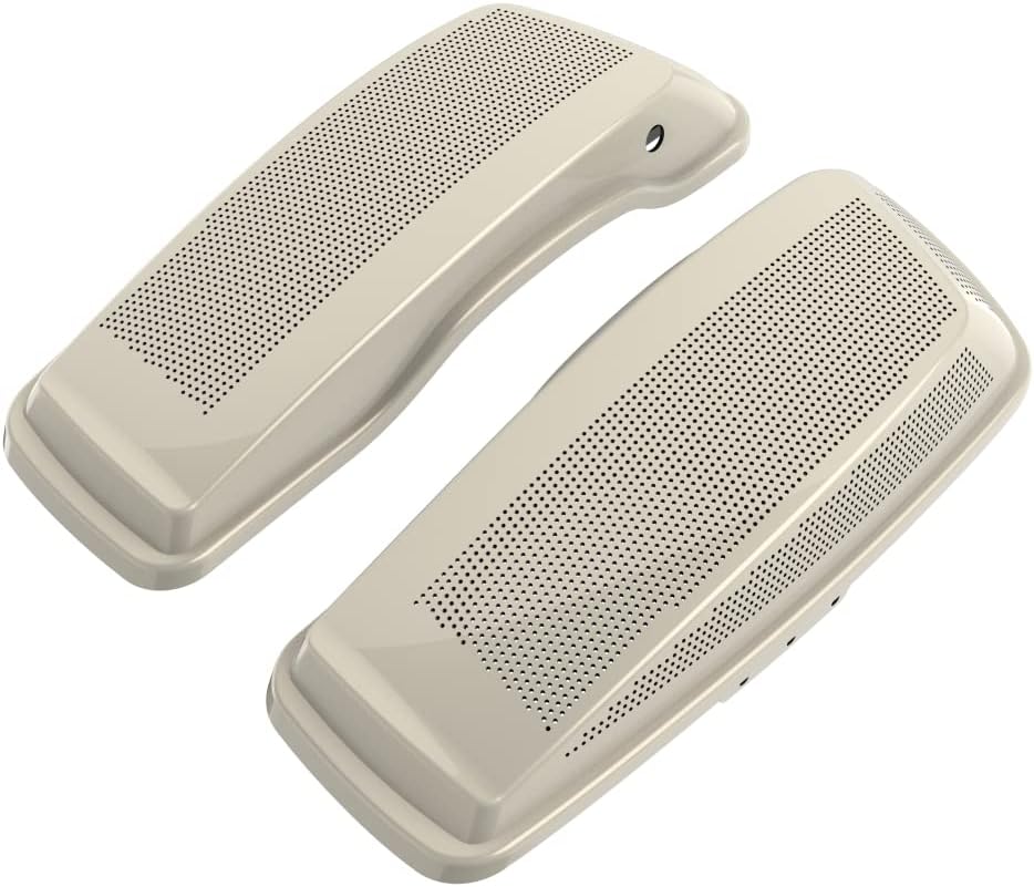 Advanblack Saddlebag Dual 6x9 Speaker lids, Audio Covers Fit for H-D Touring, Road Glide, Street Glide Special, Road King, 2014 2015 2016 2017 2018 2019 2020 2021 2022 2023