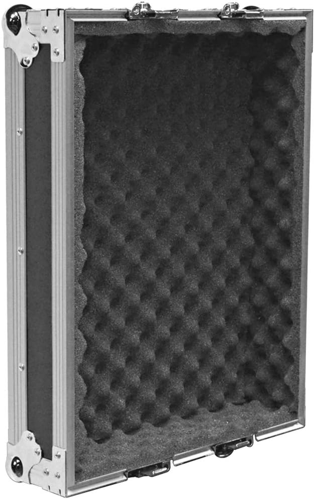 Seismic Audio - SATAC8U - Heavy Duty 8 Space ATA Rack Case - 8U PA DJ Amplifier Flight Road Case - Pro Audio DJ Rack