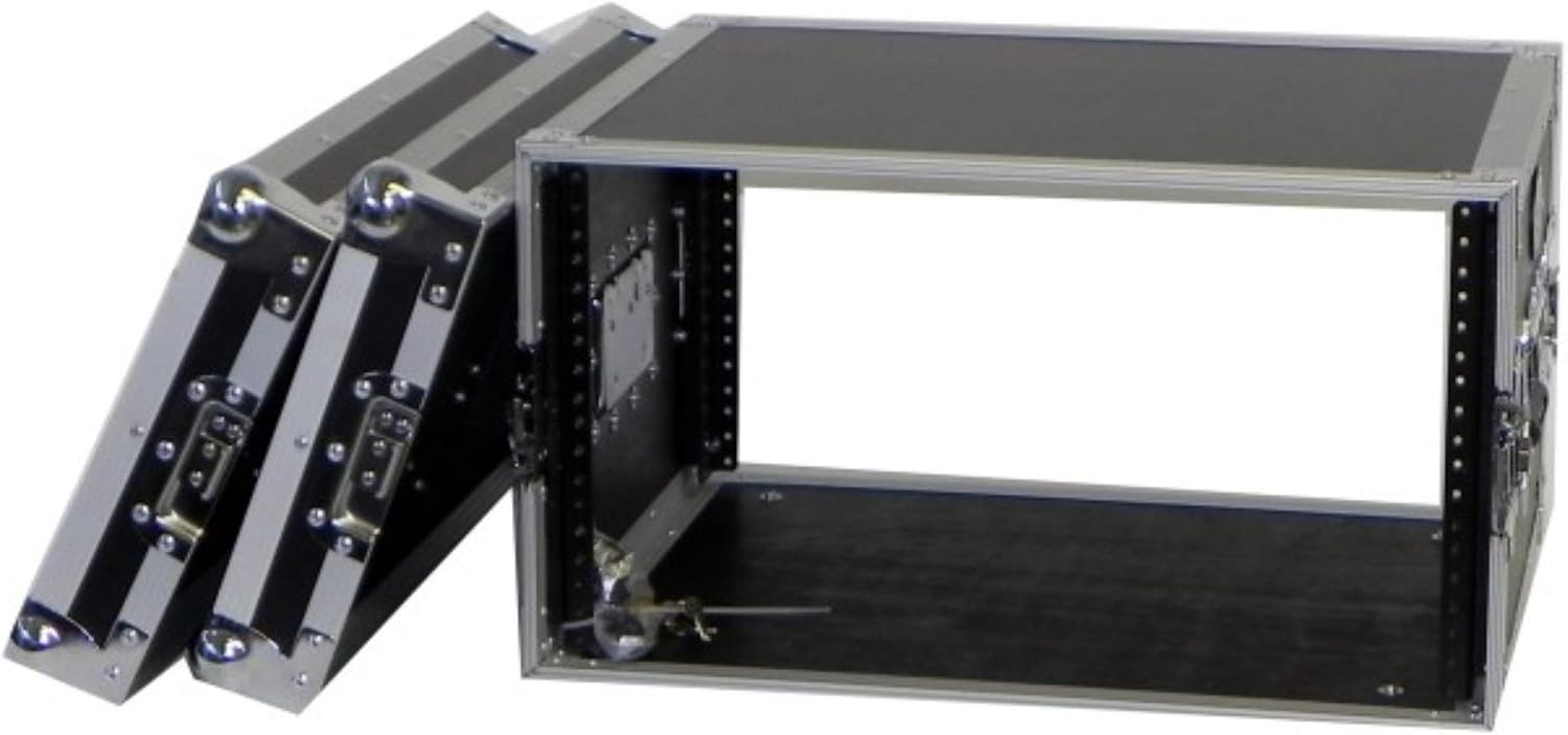 ProX X-6UE 6U Deluxe 14' Deep 19' Width Amp Effects Rack Flight Hard Case