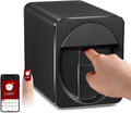 Nail Printer Nail Art Machine, Portable Auto 3D Nail Painting Machine, 1000+ Designs, Smart DIY Nail Printer Control Through Mobile APP for Home Use and Nail Studios, Cute Girls Women Gift Black