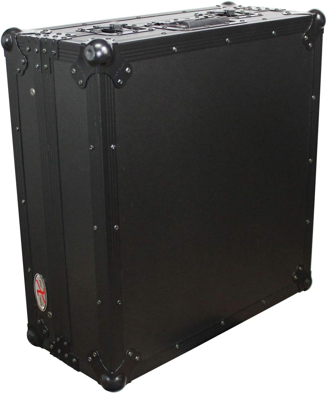 ProX 10U Top Mount 19' Slanted Black on Black Mixer Case - XS-19MIXLTBL
