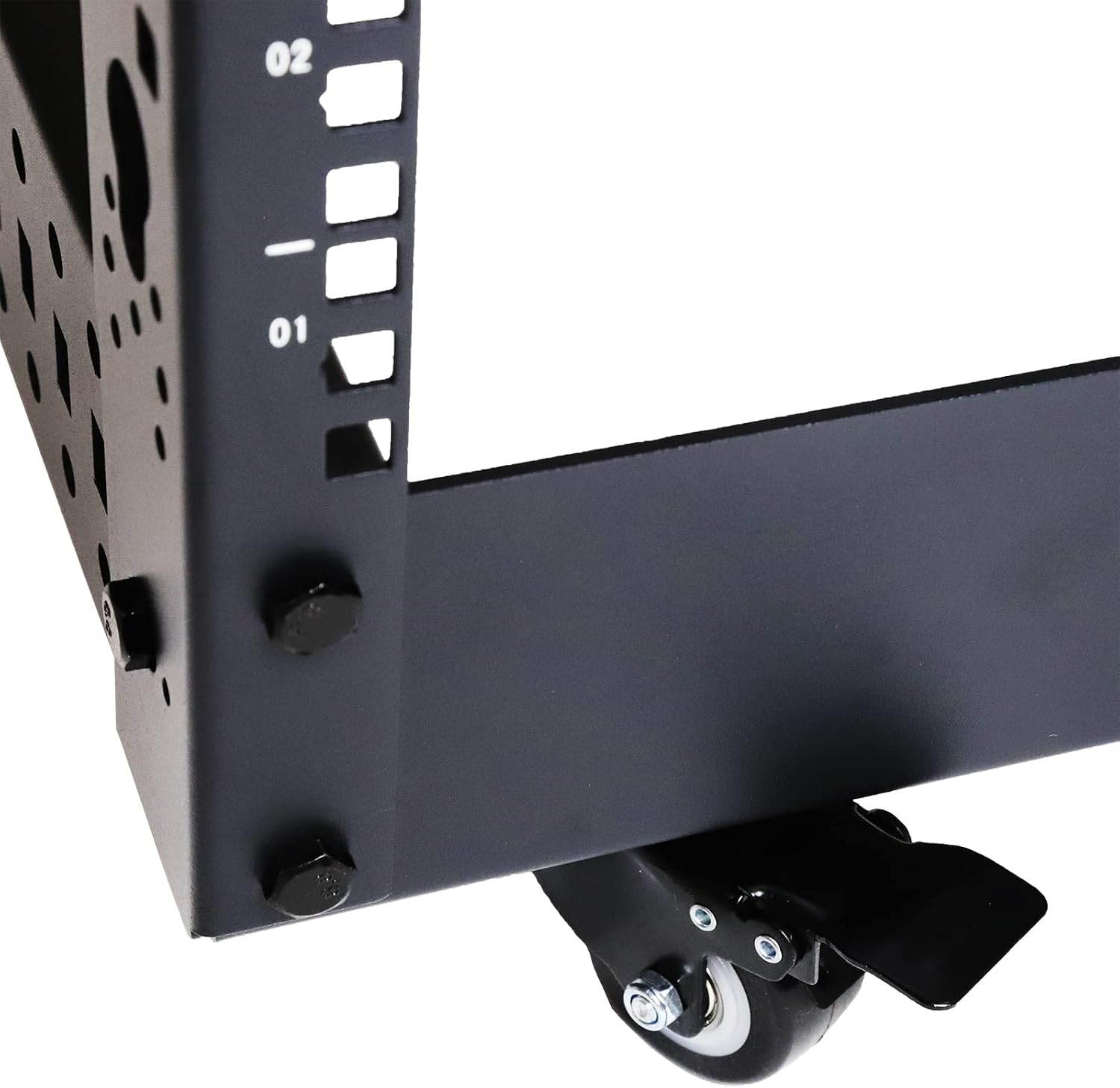 AEONS 22U 4-Post IT Open Frame Server Rack 19 Inch Depth-Adjustable (22' to 40') Network Equipment AV Gear w/Casters and Cable Management