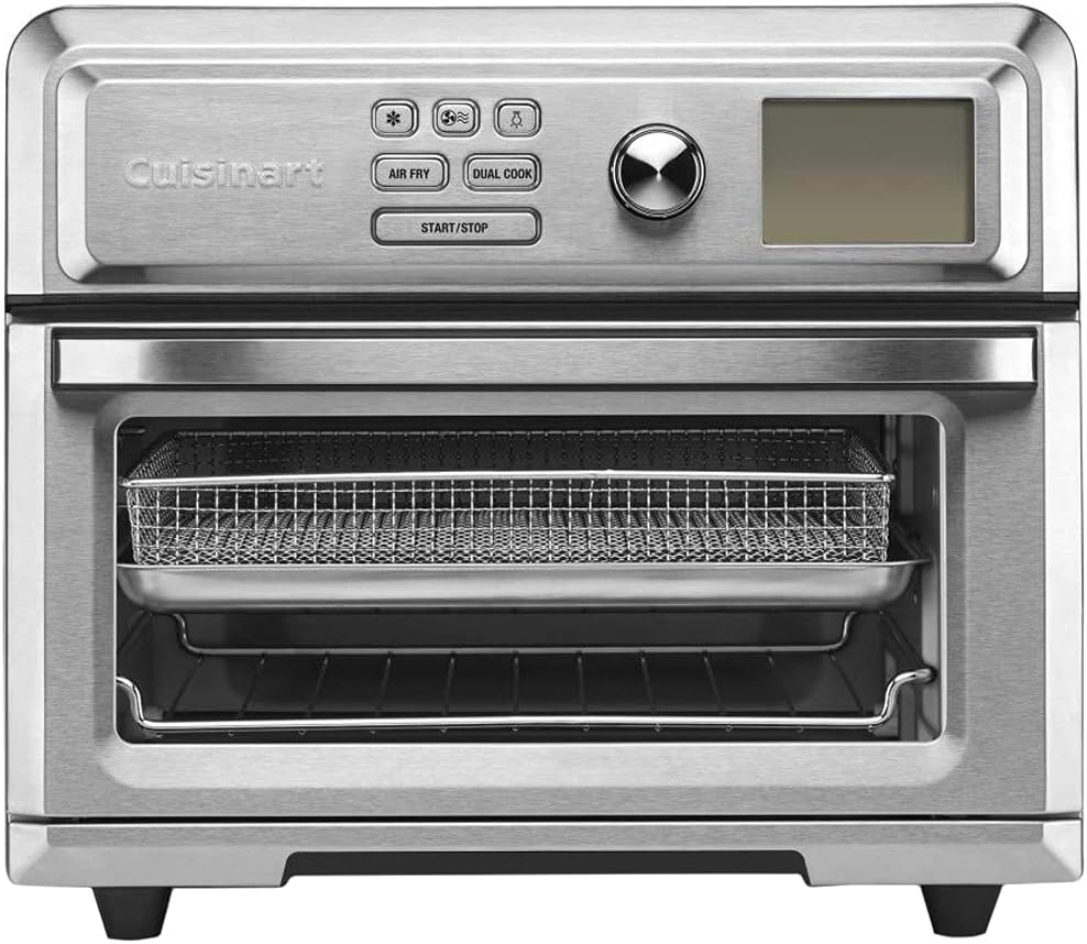 Cuisinart TOA-65 Digital AirFryer Toaster Oven with Intuitive Programming Options Bundle with 1 YR CPS Enhanced Protection Pack