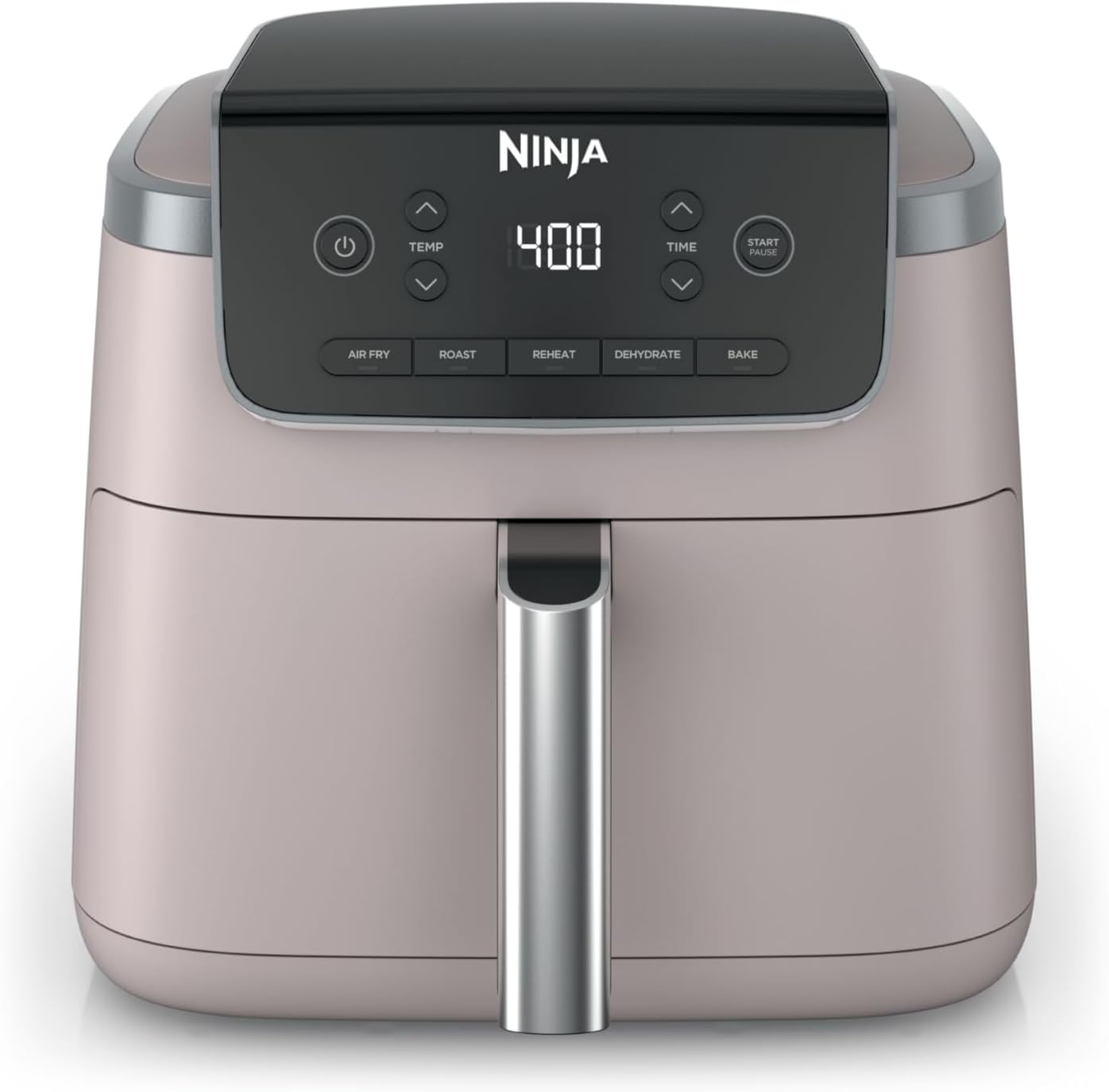 Ninja Air Fryer Pro 5-in-1 | 5 QT Capacity, Air Fry, Bake, Roast, Reheat, and Dehydrate, Air Crisp Technology | Nonstick Basket & Crisper Plate | Light Pink | AF142PK