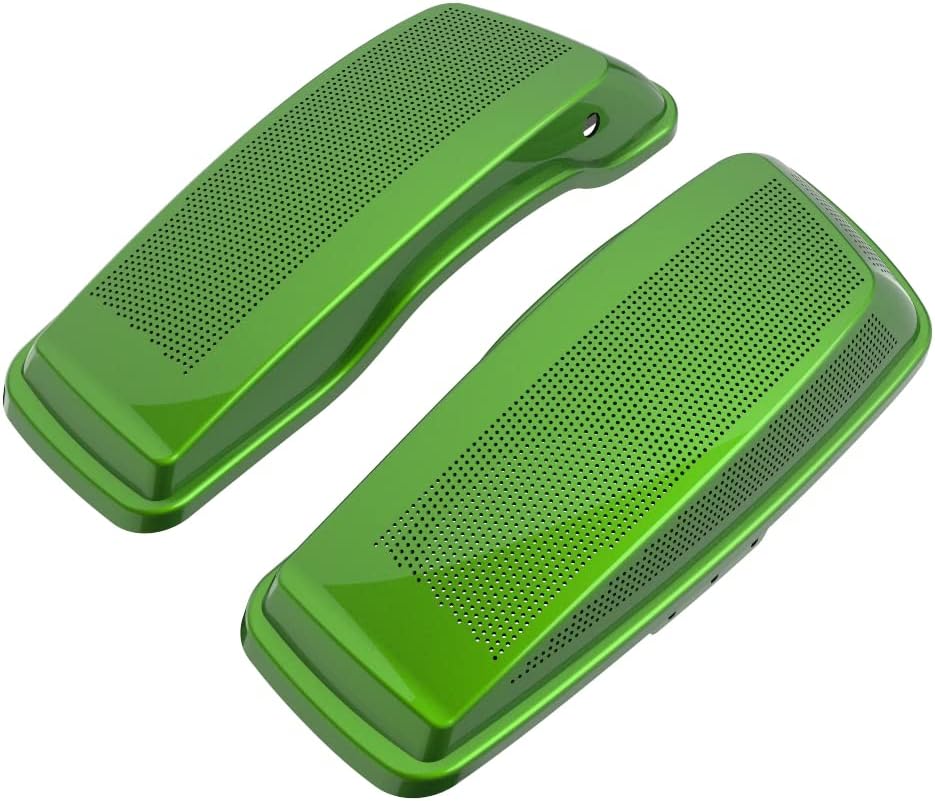 Advanblack Saddlebag Dual 6x9 Speaker lids, Audio Covers Fit for H-D Touring, Road Glide, Street Glide Special, Road King, 2014 2015 2016 2017 2018 2019 2020 2021 2022 2023