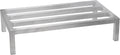 Winco 20-Inch by 60-Inch Dunnage Rack, 8-Inch High, 1200-Pound Capacity, Medium, Aluminum