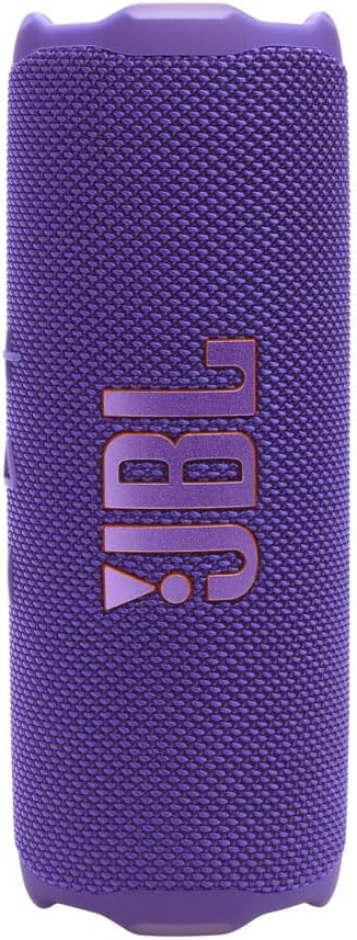 JBL FLIP 7 Waterproof Portable Speaker Bundle with gSport Carbon Fiber Case (Purple)