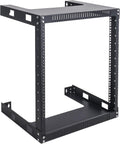 Sound Town 2-Post 12U Wall Mount Open Frame Rack, 16' Depth, for Servers, IT Equipment, Network Devices, AV, Patch Panels (ST2PWOR-12U)
