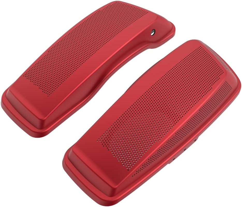 Advanblack Saddlebag Dual 6x9 Speaker lids, Audio Covers Fit for H-D Touring, Road Glide, Street Glide Special, Road King, 2014 2015 2016 2017 2018 2019 2020 2021 2022 2023