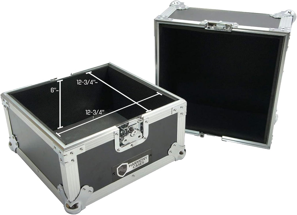 Harmony Audio Cases HCLP80 Flight Road Travel DJ Custom Case Holds 80 LP Vinyl Records