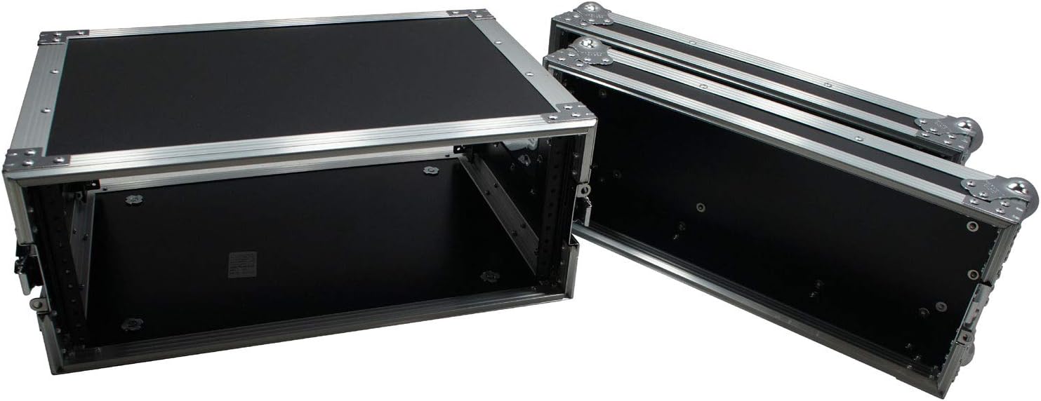 Harmony Audio Cases HC4UED Pro DJ Flight 4U FX Effect 16' Depth Road Vertical Case