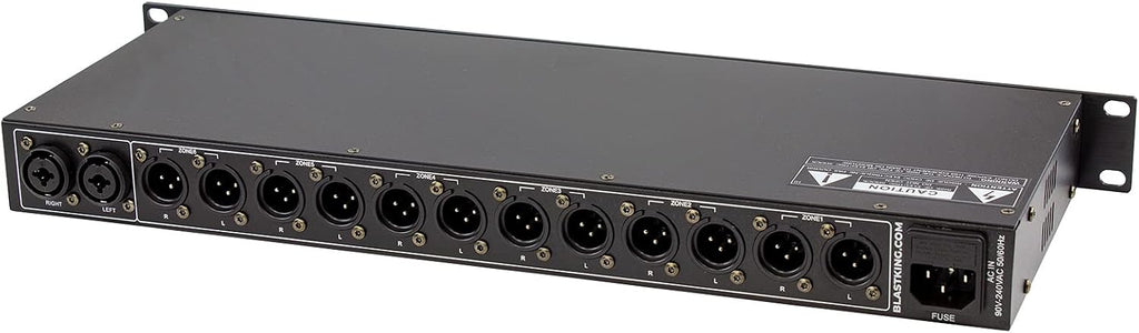 Blastking ZONE6 Six Zone Ultra Low Noise Audio Distributor