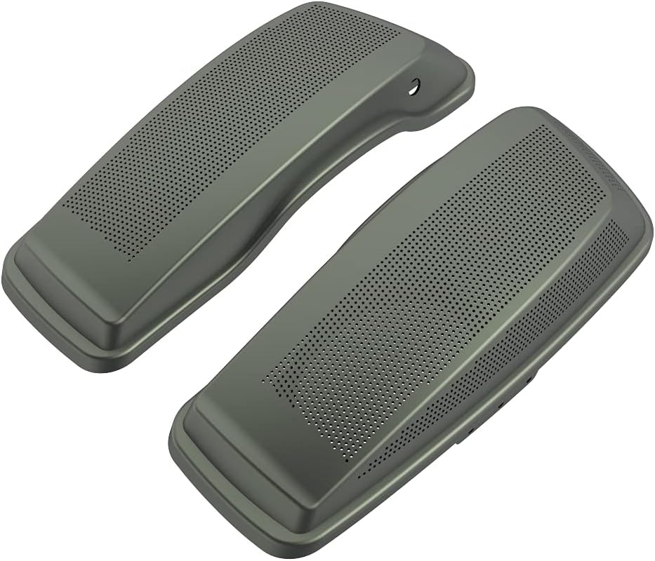 Advanblack Saddlebag Dual 6x9 Speaker lids, Audio Covers Fit for H-D Touring, Road Glide, Street Glide Special, Road King, 2014 2015 2016 2017 2018 2019 2020 2021 2022 2023