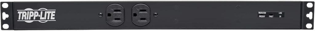 Tripp Lite PDU 1.92kW, 120V, Single-Phase Basic PDU with Isobar Surge Protection - 3840 Joules, 14 Outlets, L5-20P Input (5-20P Adapter), 15 ft. Cord, 1U (PDUH20-ISO)