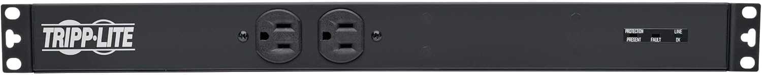 Tripp Lite PDU 1.92kW, 120V, Single-Phase Basic PDU with Isobar Surge Protection - 3840 Joules, 14 Outlets, L5-20P Input (5-20P Adapter), 15 ft. Cord, 1U (PDUH20-ISO)