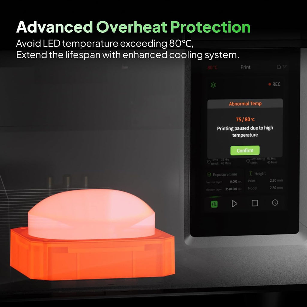 ELEGOO Mars 5 MSLA Resin 3D Printer, Resin Printer for Beginner with Auto-Leveling, Smart Mechanical Sensor, Overheat Protection, 6.6-inch 4K LCD Screen, Printing Size of 5.91 X 5.65 X 3.53 Inches