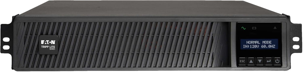 Eaton Tripp Lite Series SMART1000RMXL2U 1500VA Rack Mount UPS Battery Backup, Pure Sine Wave, 1000W, Extended Run & Network Card Option, 8 Outlets, 120V, AVR, Uninterruptible Power Supply