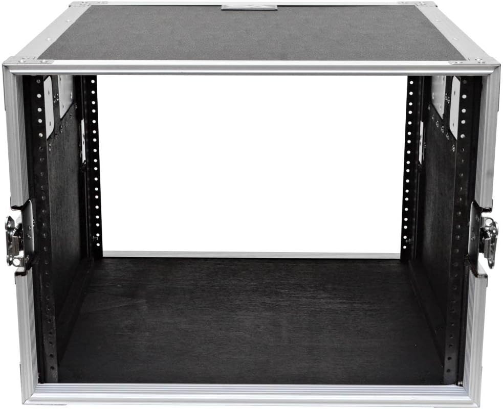 Seismic Audio - 8 SPACE RACK CASE for Amp Effect Mixer PA/DJ PRO Audio