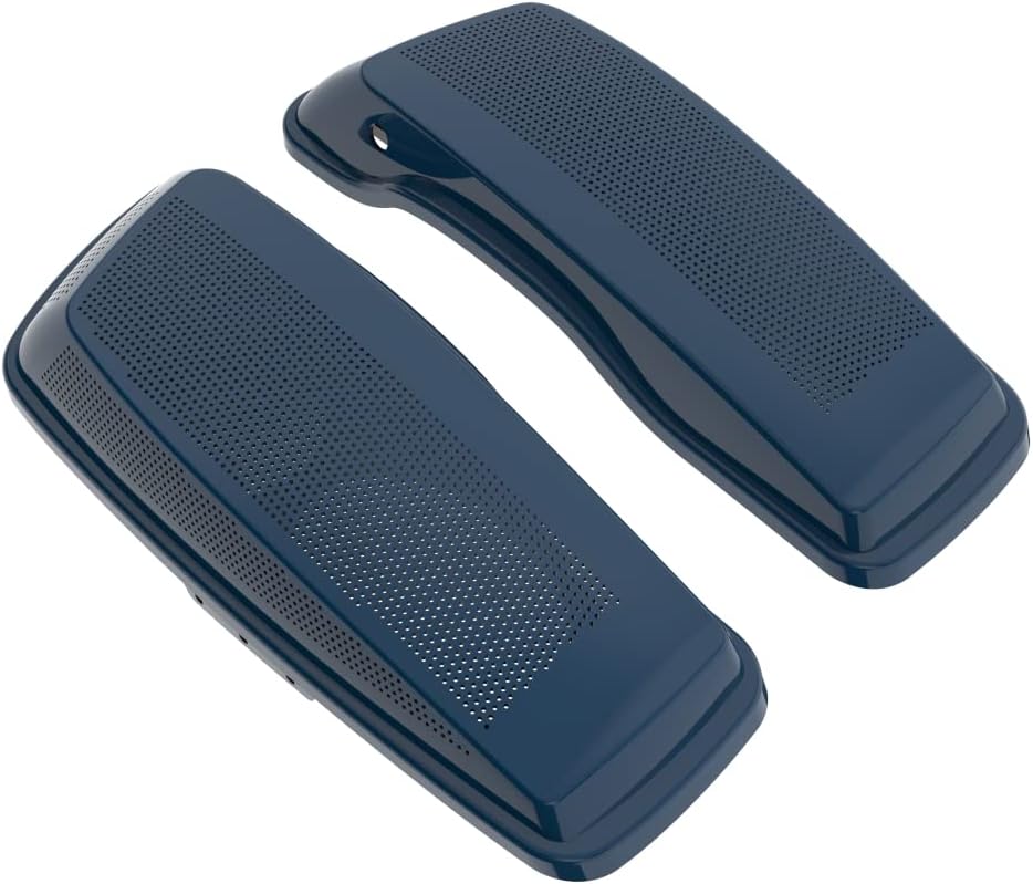 Advanblack Saddlebag Dual 6x9 Speaker lids, Audio Covers Fit for H-D Touring, Road Glide, Street Glide Special, Road King, 2014 2015 2016 2017 2018 2019 2020 2021 2022 2023