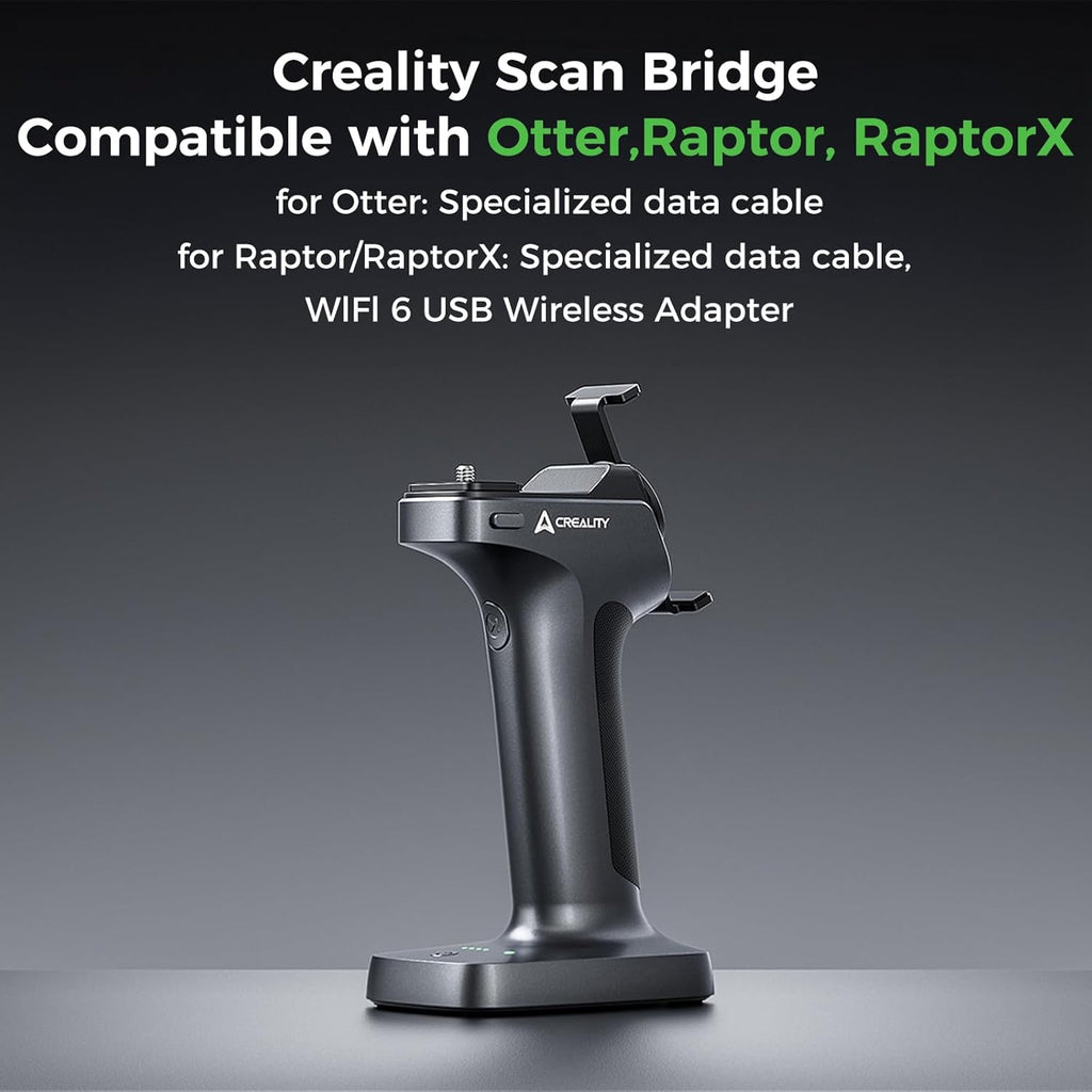 Creality Scan Bridge for 3D Scanner Otter Series, Supports WiFi 6 Wireless Screen Mirroring, Smart Phone Application, Large Capacity and Fast Charging, Lightweight and Compact for use