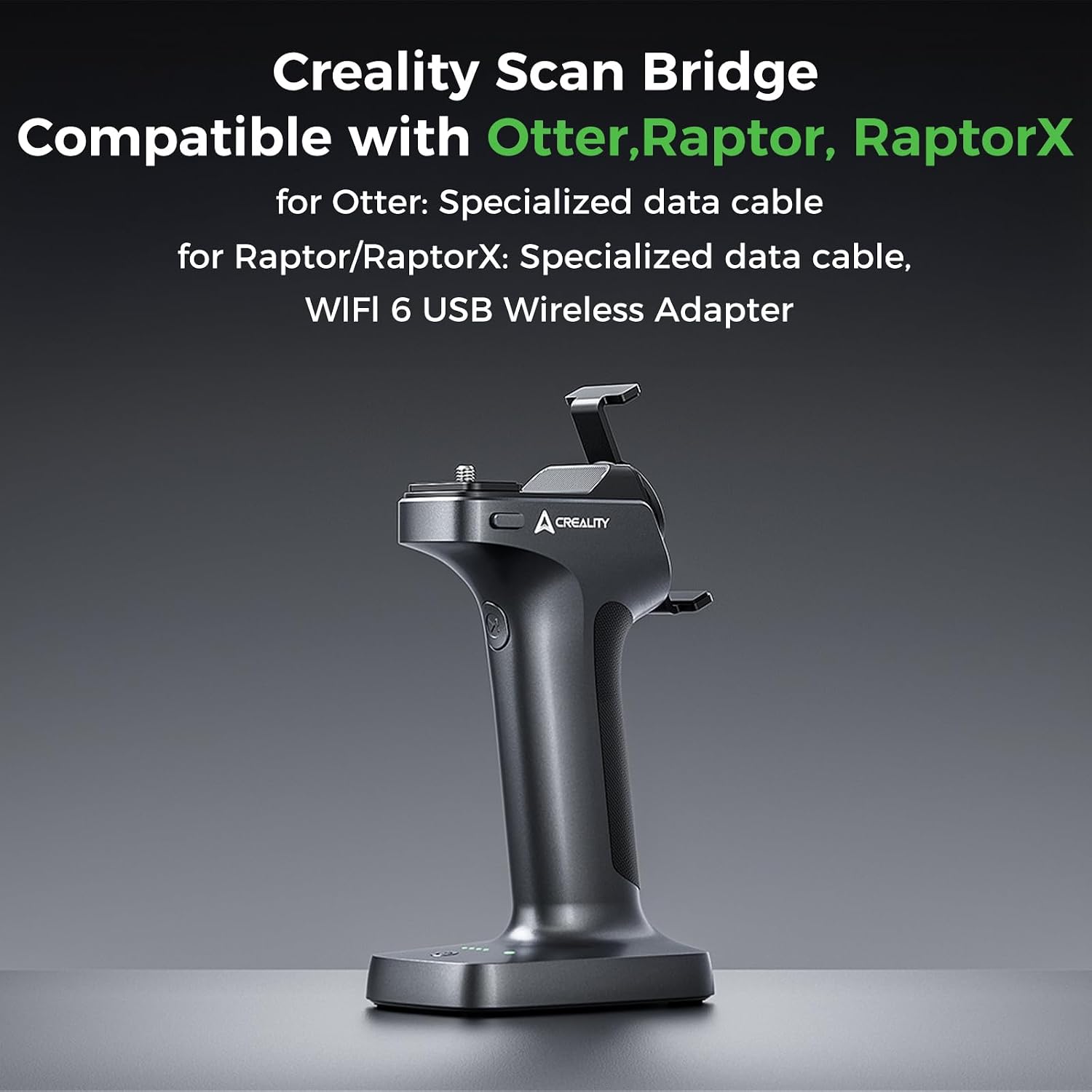 Creality Scan Bridge for Raptor/Raptor Pro/RaptorX/Sermoon S1, Supports WiFi 6 Wireless Screen Mirroring, Smart Phone Application, Large Capacity and Fast Charging, Lightweight and Compact for Use