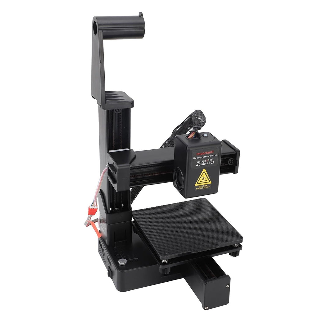 Mini 3D Printer for Beginners, High Accuracy Fast Heating Compact 3D Printing Machine, Quick Assembly, 3D Printer Easy for Kids, Print Size 4 x 4 x 4inch (US Plug)