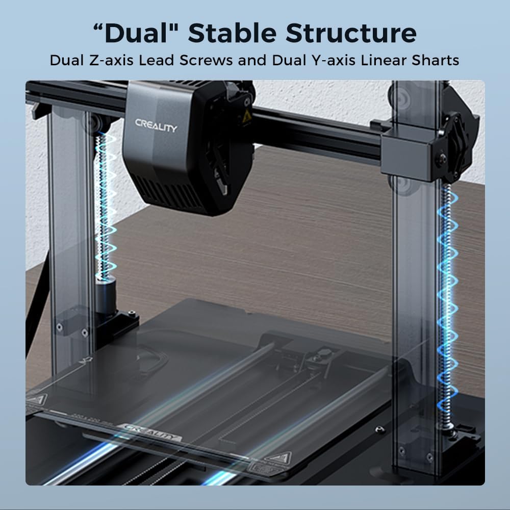 Creality Ender 3 V3 SE 3D Printer, 250mm/s Printing Speed DIY 3D Printers with CR Touch Auto Leveling, Sprite Direct Extruder Auto-Load Filament Dual Z-axis Y-axis, Printing Size 8.66x8.66x9.84 inch