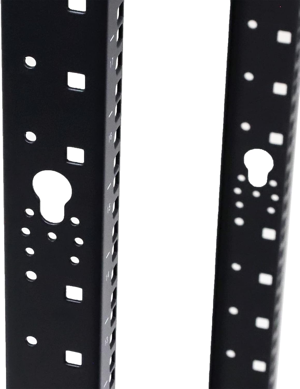 AEONS 18U 4-Post IT Open Frame Server Rack 19 Inch Depth-Adjustable (22' to 40') Network Equipment AV Gear w/Cable Management