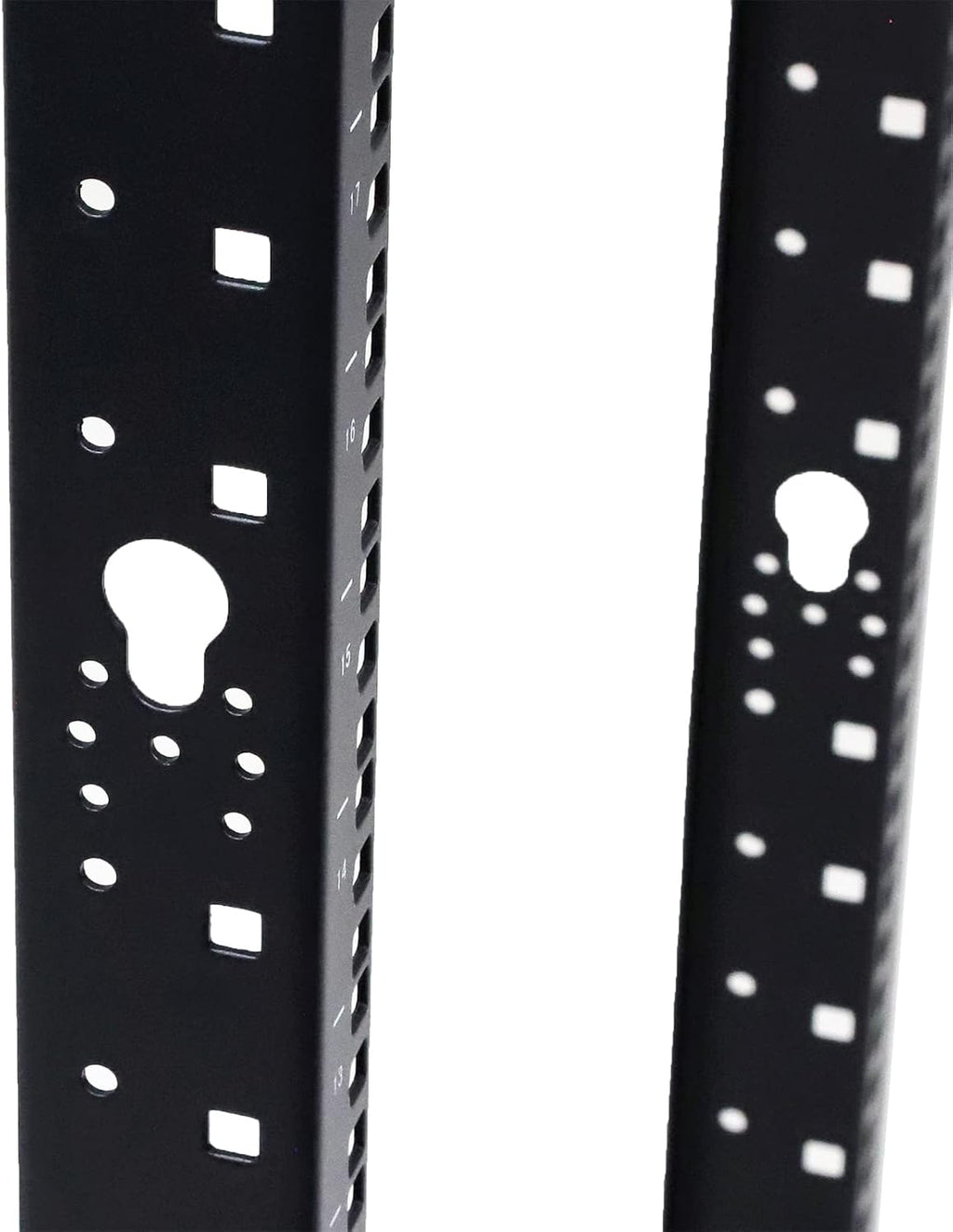 AEONS 27U 4-Post IT Open Frame Server Rack 19 Inch Depth-Adjustable (22' to 40') Network Equipment AV Gear w/Casters and Cable Management