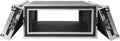Sound Town Shock Mount 4U ATA Plywood Rack Case with 21' Rackable Depth, 4-Space Size, Pro Tour Grade (STRC-SP4U)